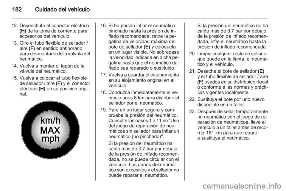 OPEL AMPERA 2012  Manual de Instrucciones (in Spanish) 