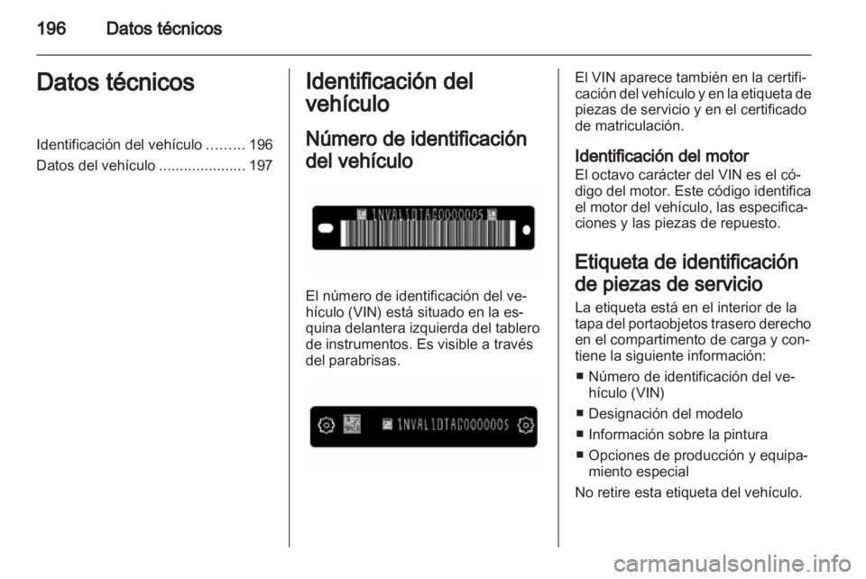 OPEL AMPERA 2012  Manual de Instrucciones (in Spanish) 