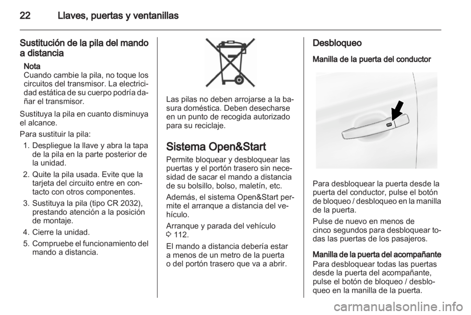 OPEL AMPERA 2012  Manual de Instrucciones (in Spanish) 
