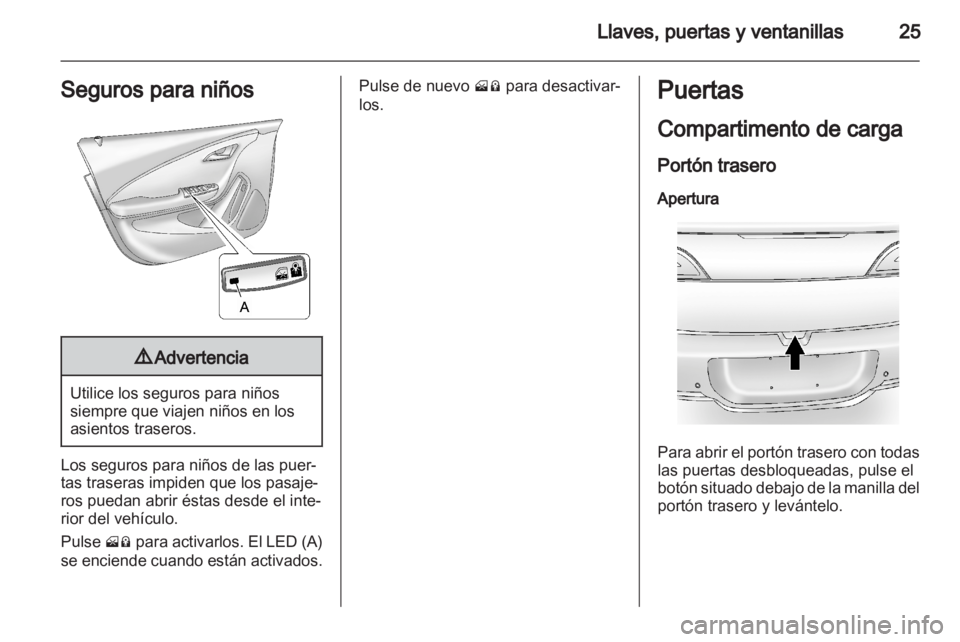 OPEL AMPERA 2012  Manual de Instrucciones (in Spanish) 