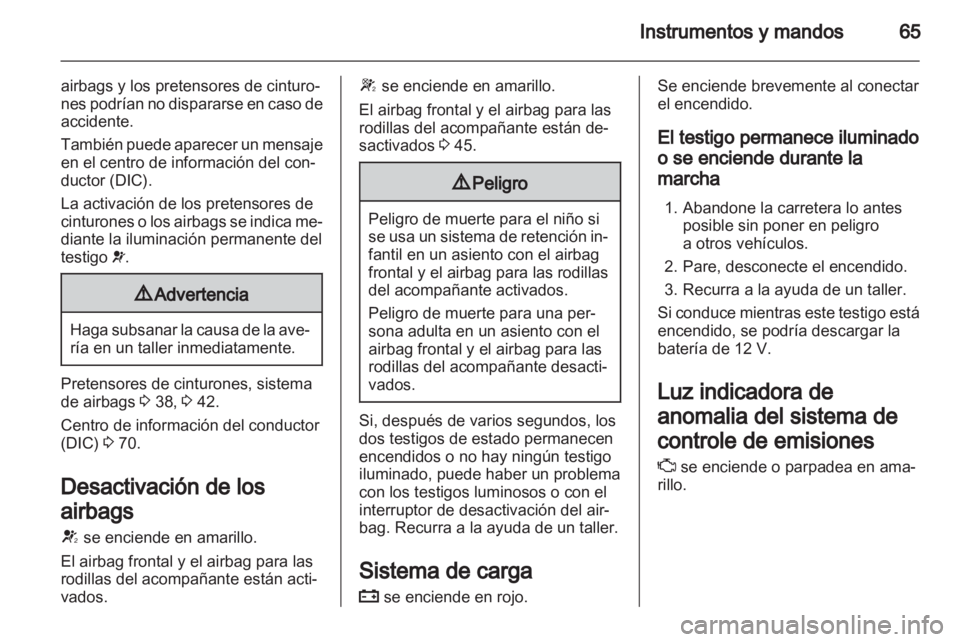 OPEL AMPERA 2012  Manual de Instrucciones (in Spanish) 
