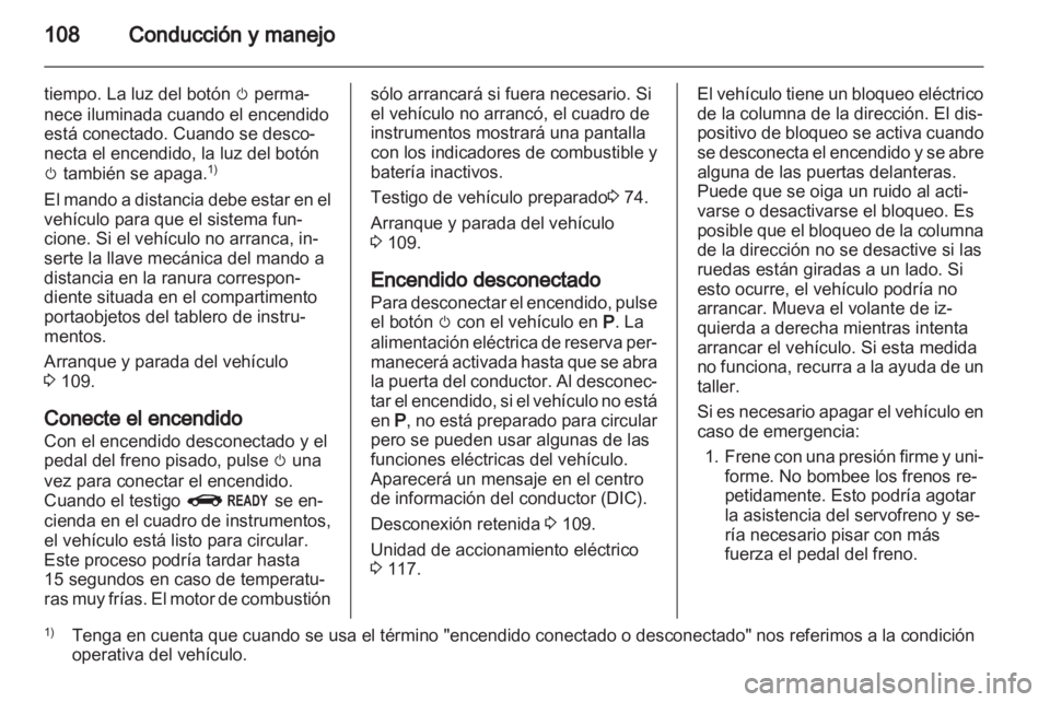 OPEL AMPERA 2012.5  Manual de Instrucciones (in Spanish) 