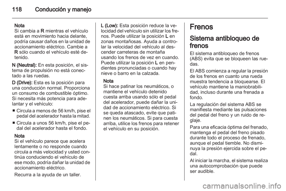 OPEL AMPERA 2012.5  Manual de Instrucciones (in Spanish) 