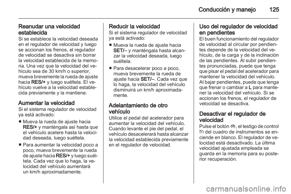 OPEL AMPERA 2012.5  Manual de Instrucciones (in Spanish) 