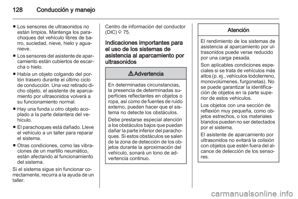 OPEL AMPERA 2012.5  Manual de Instrucciones (in Spanish) 