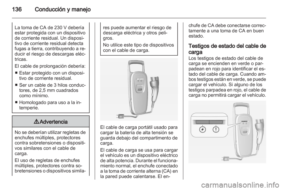 OPEL AMPERA 2012.5  Manual de Instrucciones (in Spanish) 
