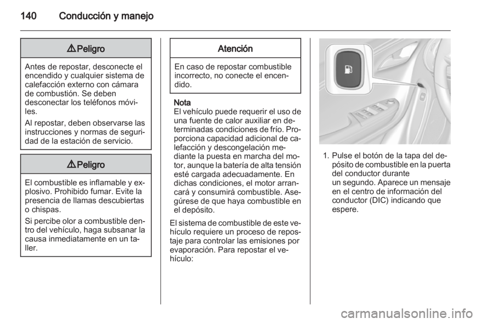 OPEL AMPERA 2012.5  Manual de Instrucciones (in Spanish) 