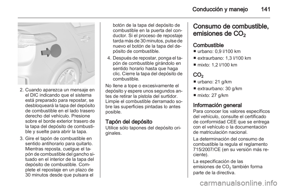OPEL AMPERA 2012.5  Manual de Instrucciones (in Spanish) 