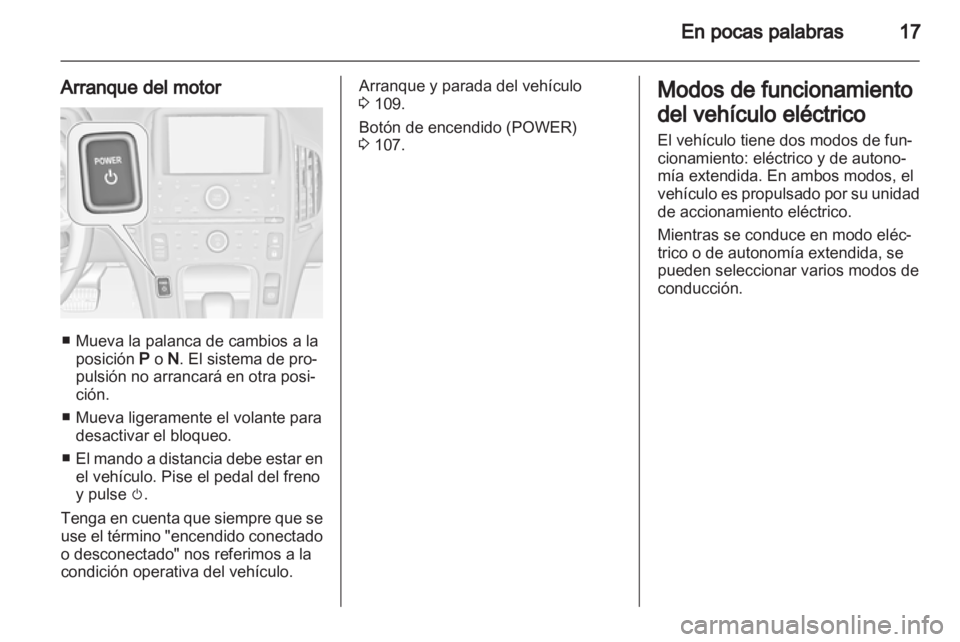 OPEL AMPERA 2012.5  Manual de Instrucciones (in Spanish) 