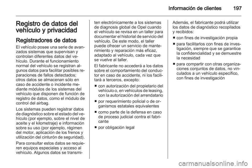 OPEL AMPERA 2012.5  Manual de Instrucciones (in Spanish) 