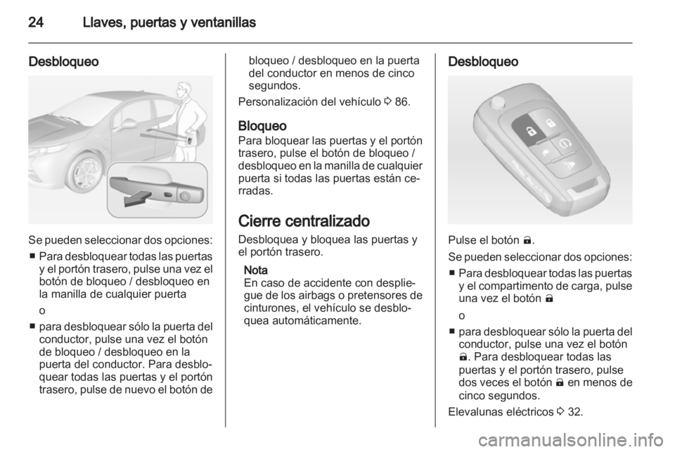 OPEL AMPERA 2012.5  Manual de Instrucciones (in Spanish) 