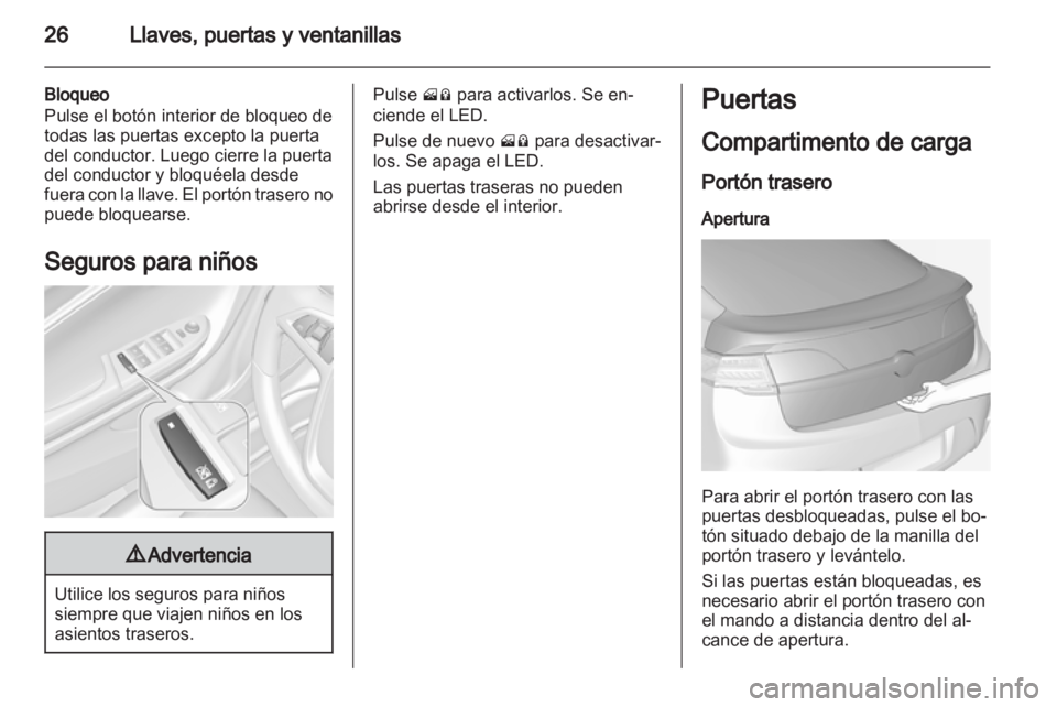OPEL AMPERA 2012.5  Manual de Instrucciones (in Spanish) 