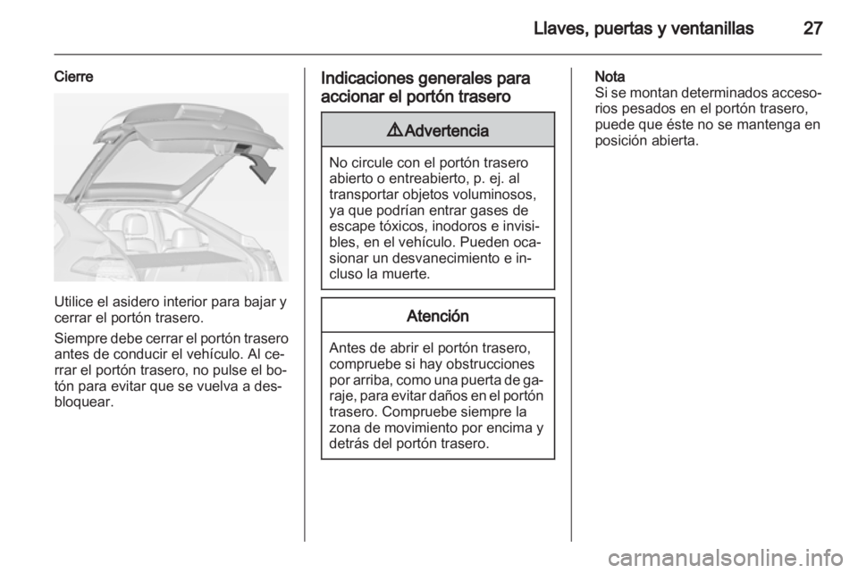OPEL AMPERA 2012.5  Manual de Instrucciones (in Spanish) 