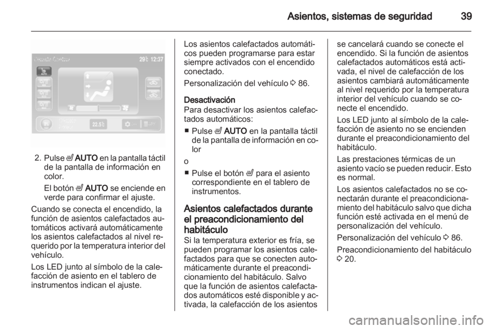 OPEL AMPERA 2012.5  Manual de Instrucciones (in Spanish) 