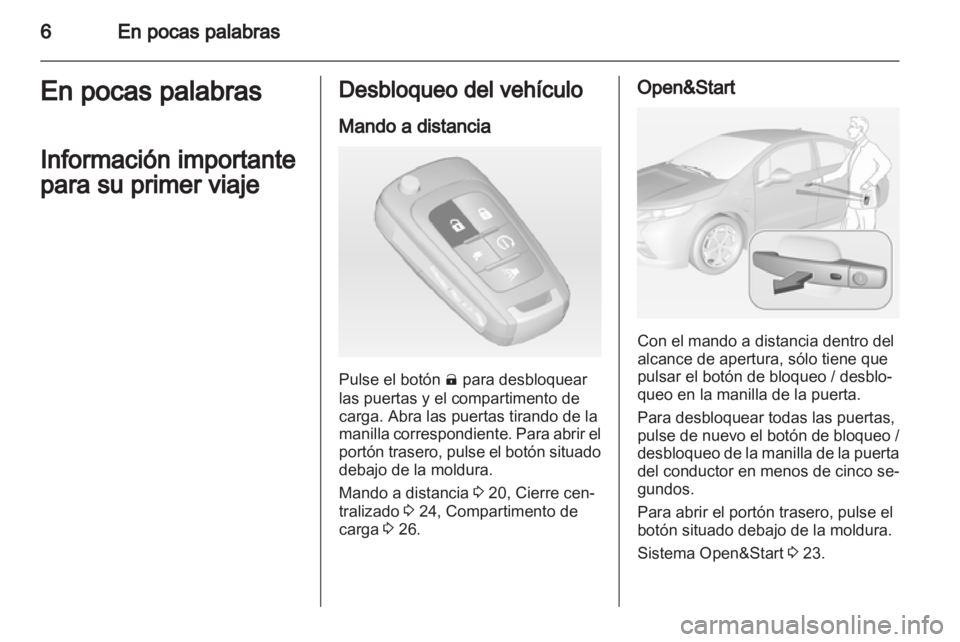 OPEL AMPERA 2012.5  Manual de Instrucciones (in Spanish) 