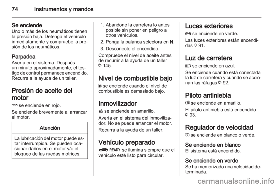OPEL AMPERA 2012.5  Manual de Instrucciones (in Spanish) 