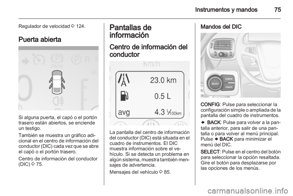 OPEL AMPERA 2012.5  Manual de Instrucciones (in Spanish) 