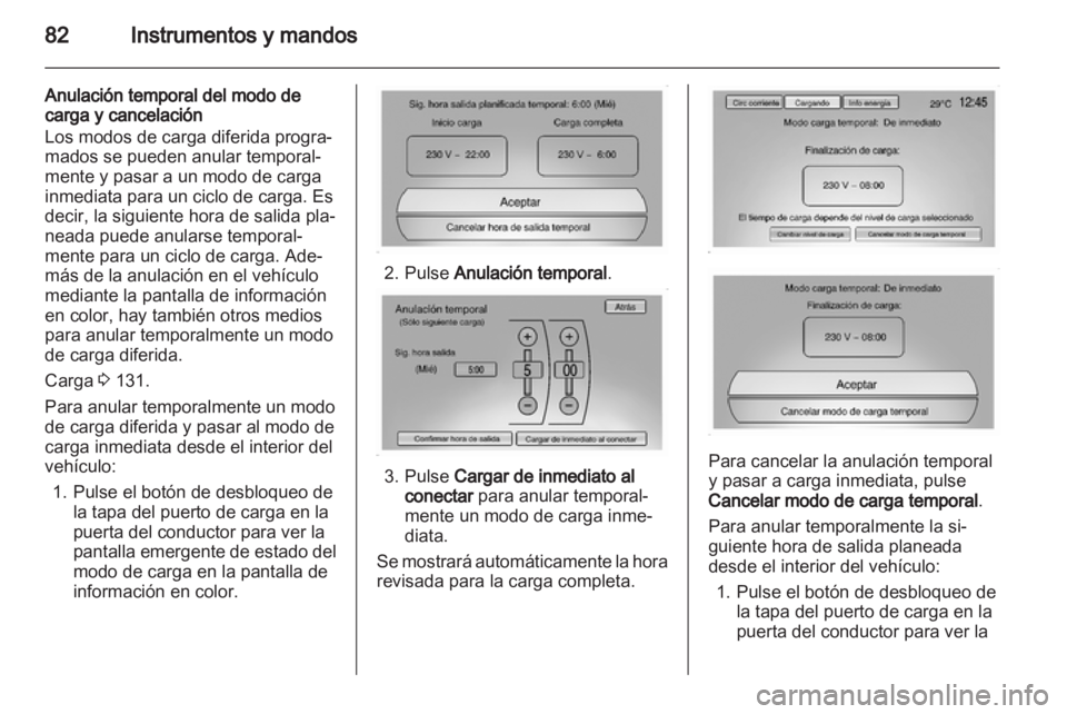 OPEL AMPERA 2012.5  Manual de Instrucciones (in Spanish) 