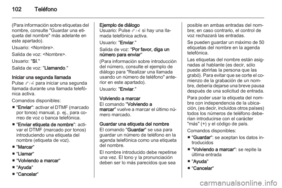 OPEL AMPERA 2013  Manual de infoentretenimiento (in Spanish) 
