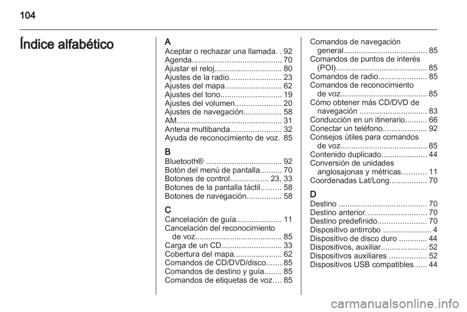 OPEL AMPERA 2013  Manual de infoentretenimiento (in Spanish) 