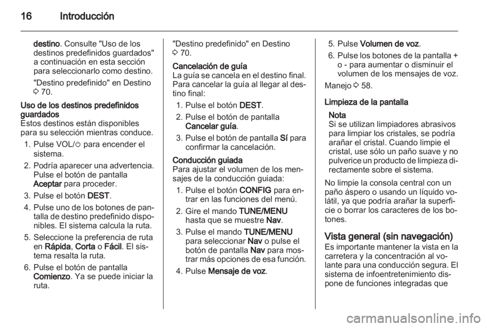 OPEL AMPERA 2013  Manual de infoentretenimiento (in Spanish) 
