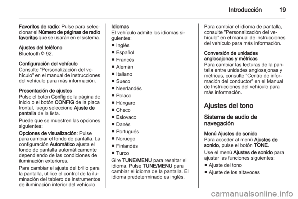 OPEL AMPERA 2013  Manual de infoentretenimiento (in Spanish) 