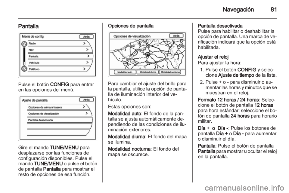 OPEL AMPERA 2013  Manual de infoentretenimiento (in Spanish) 