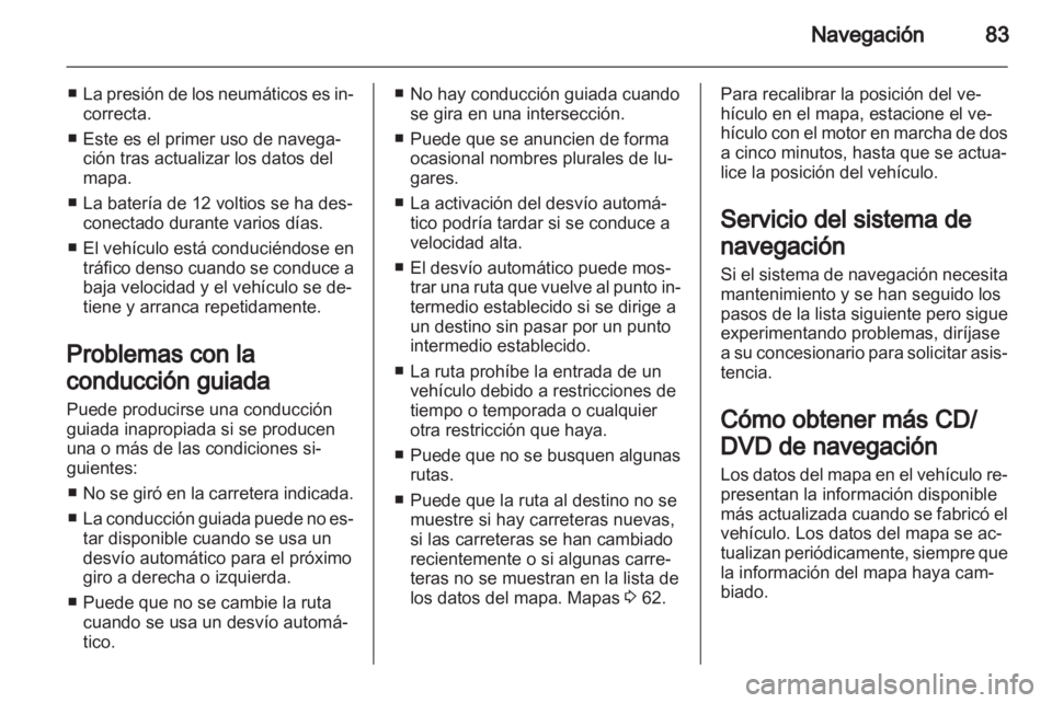 OPEL AMPERA 2013  Manual de infoentretenimiento (in Spanish) 