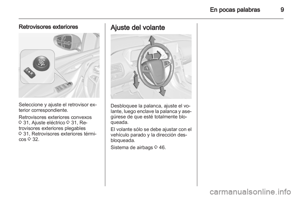OPEL AMPERA 2013  Manual de Instrucciones (in Spanish) 