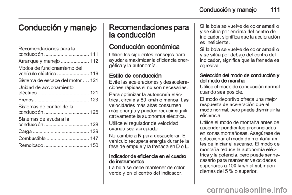 OPEL AMPERA 2013  Manual de Instrucciones (in Spanish) 