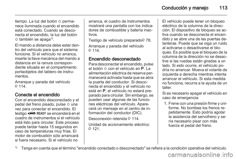 OPEL AMPERA 2013  Manual de Instrucciones (in Spanish) 