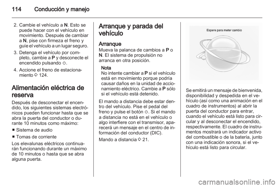 OPEL AMPERA 2013  Manual de Instrucciones (in Spanish) 