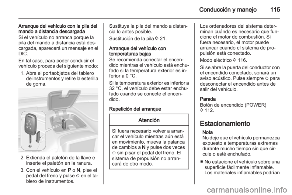 OPEL AMPERA 2013  Manual de Instrucciones (in Spanish) 