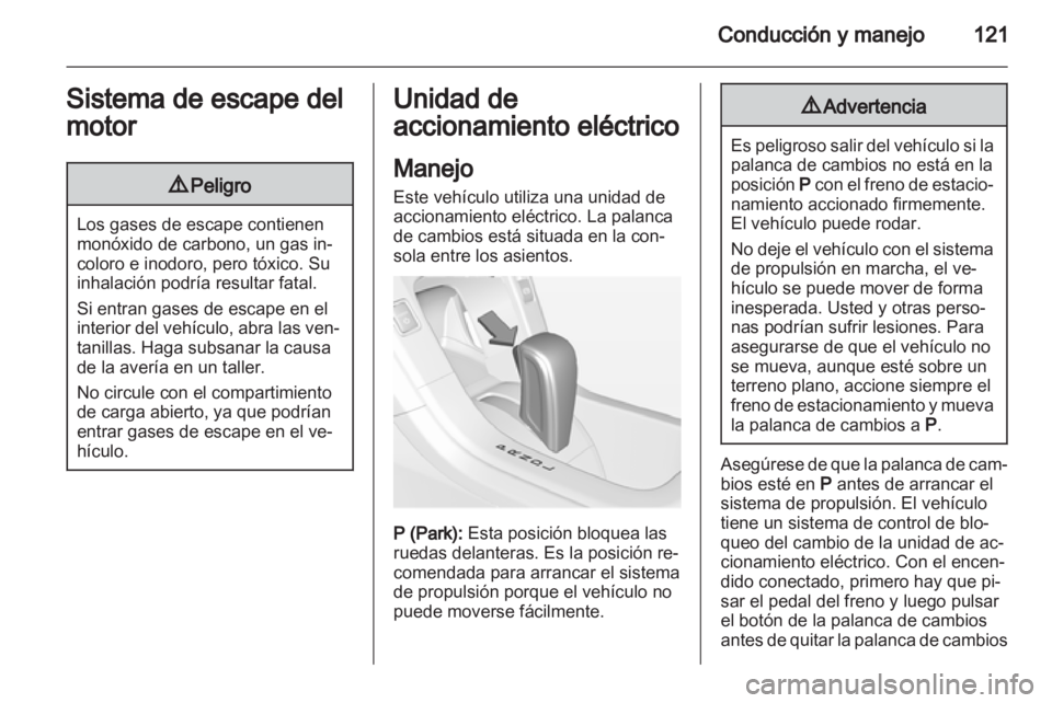 OPEL AMPERA 2013  Manual de Instrucciones (in Spanish) 