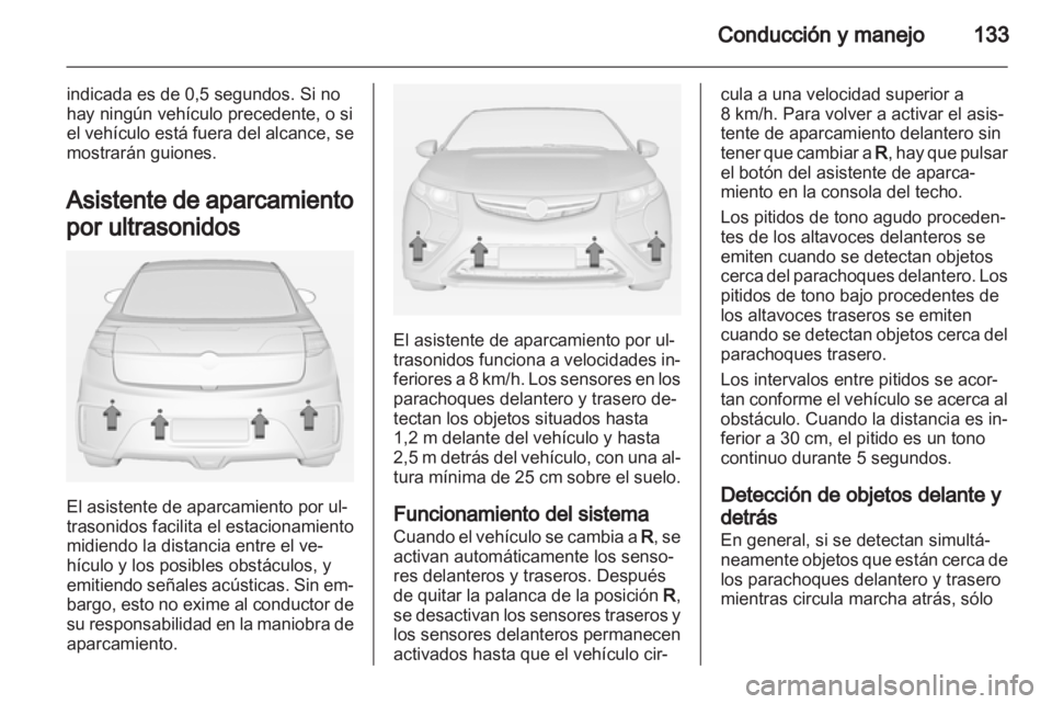 OPEL AMPERA 2013  Manual de Instrucciones (in Spanish) 