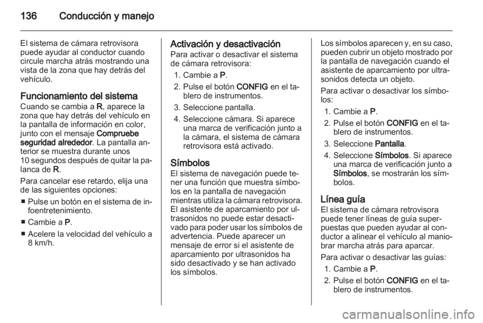 OPEL AMPERA 2013  Manual de Instrucciones (in Spanish) 