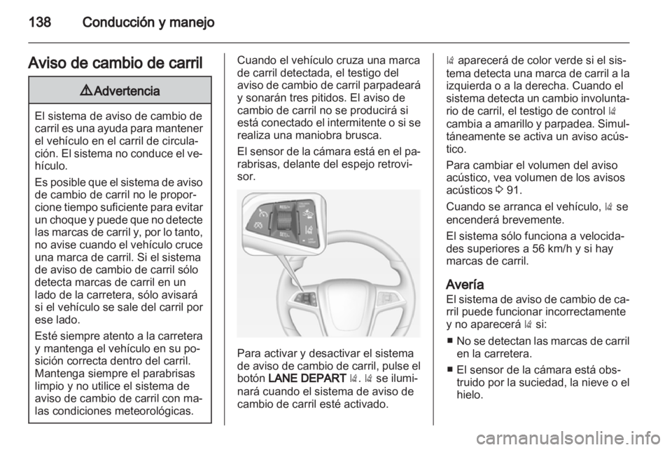 OPEL AMPERA 2013  Manual de Instrucciones (in Spanish) 