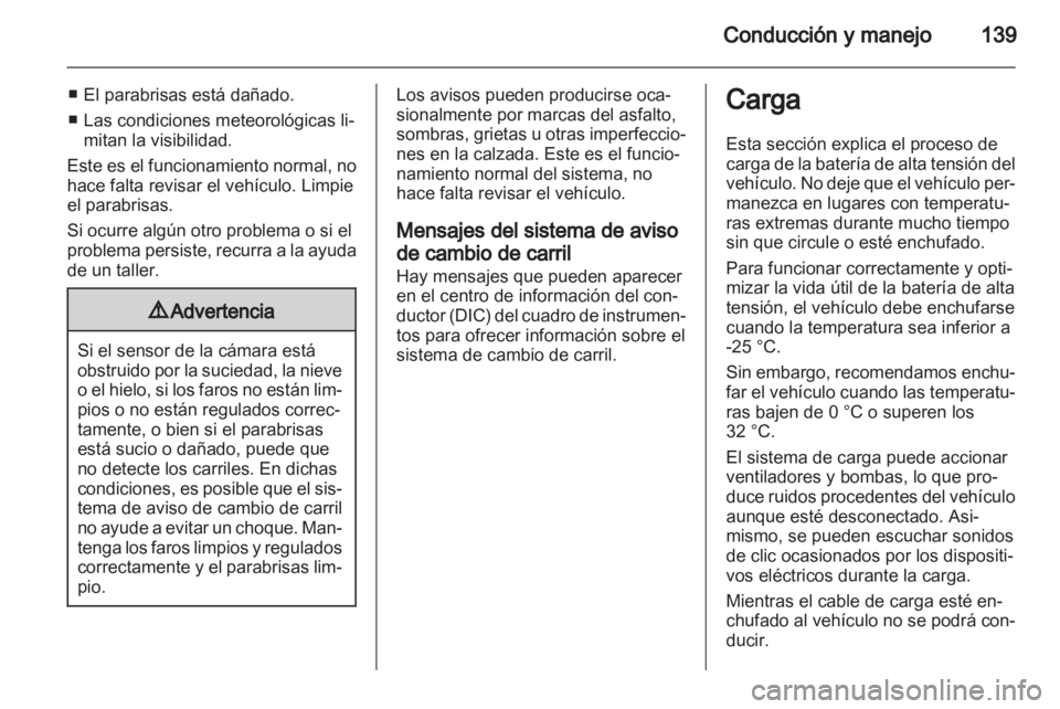OPEL AMPERA 2013  Manual de Instrucciones (in Spanish) 