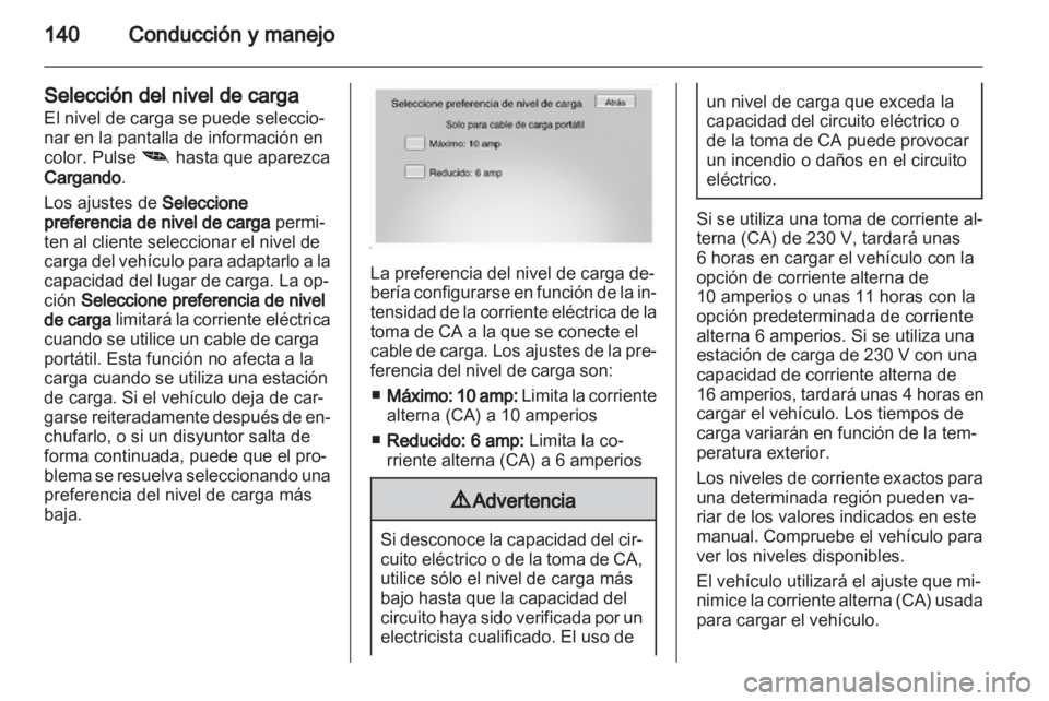 OPEL AMPERA 2013  Manual de Instrucciones (in Spanish) 
