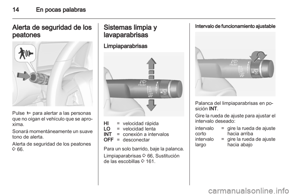 OPEL AMPERA 2013  Manual de Instrucciones (in Spanish) 