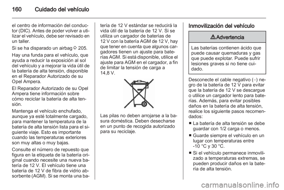 OPEL AMPERA 2013  Manual de Instrucciones (in Spanish) 