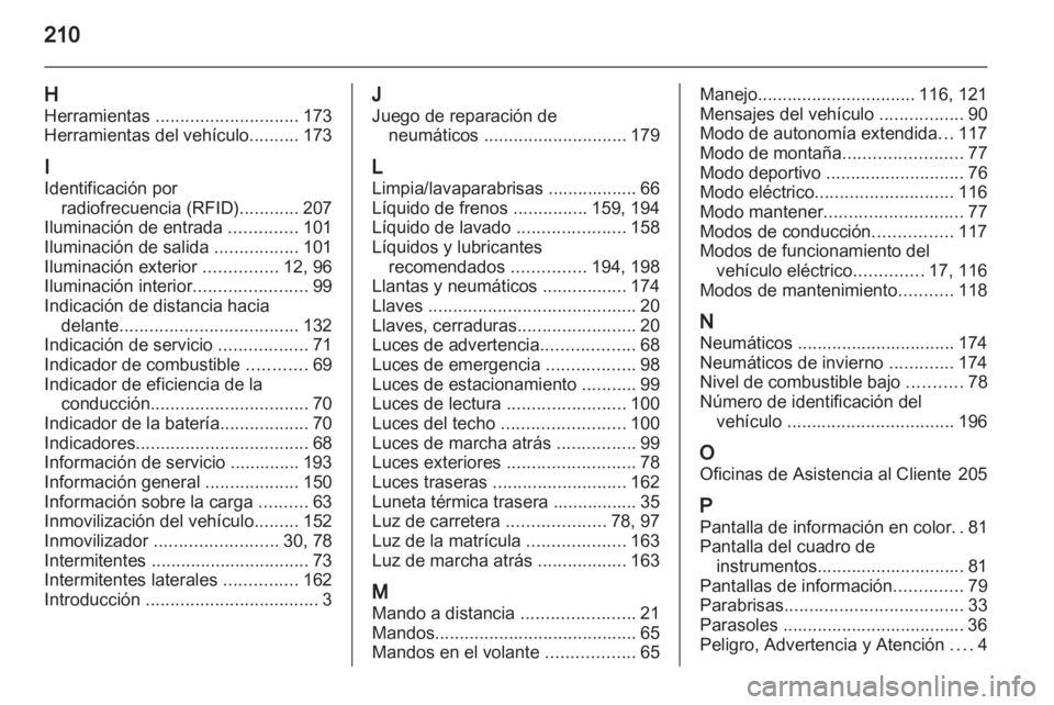 OPEL AMPERA 2013  Manual de Instrucciones (in Spanish) 