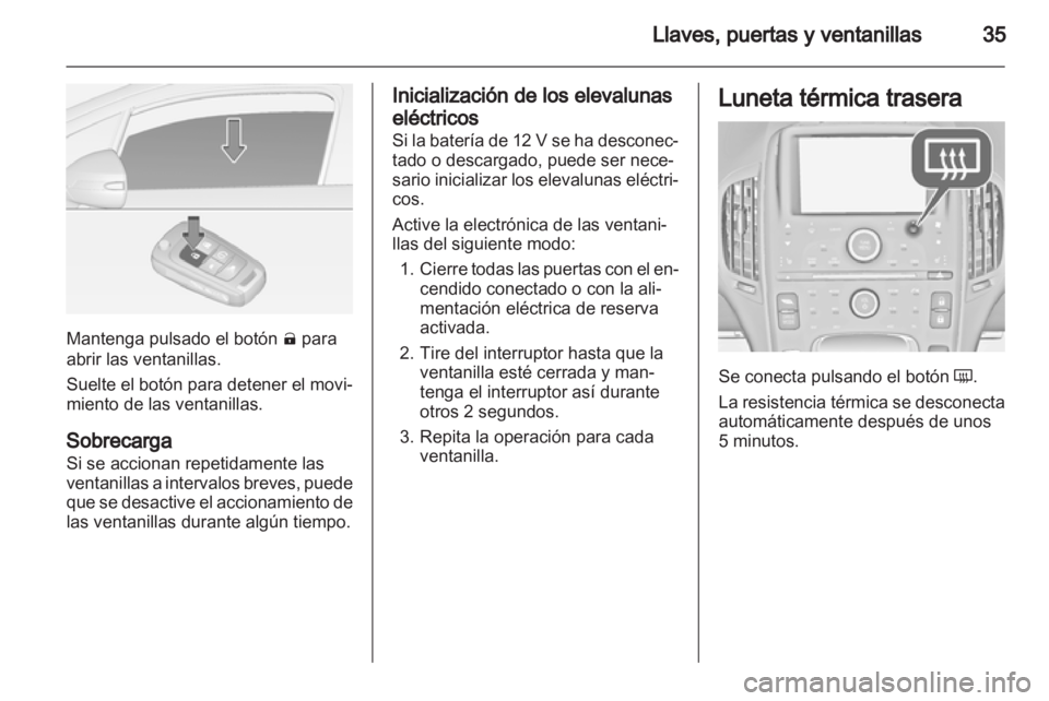 OPEL AMPERA 2013  Manual de Instrucciones (in Spanish) 