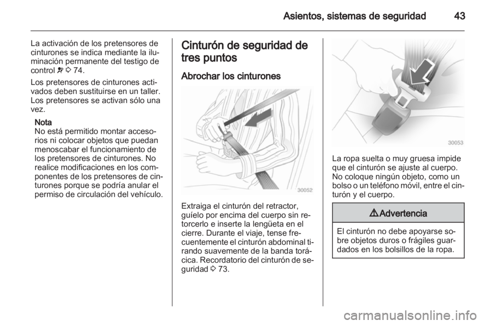 OPEL AMPERA 2013  Manual de Instrucciones (in Spanish) 
