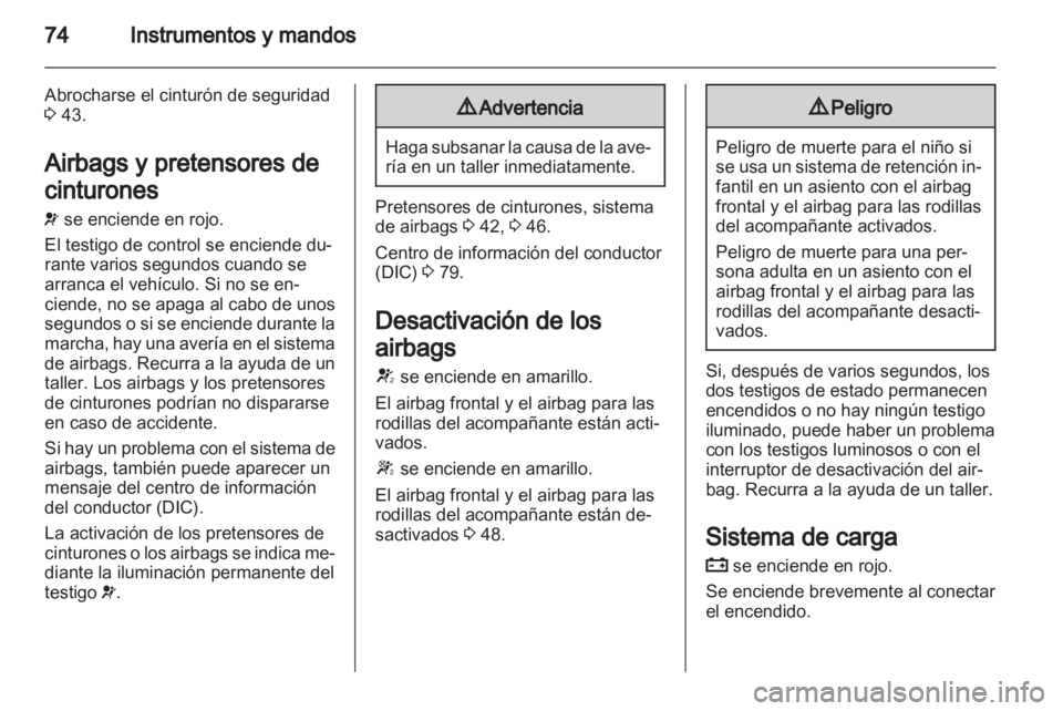 OPEL AMPERA 2013  Manual de Instrucciones (in Spanish) 