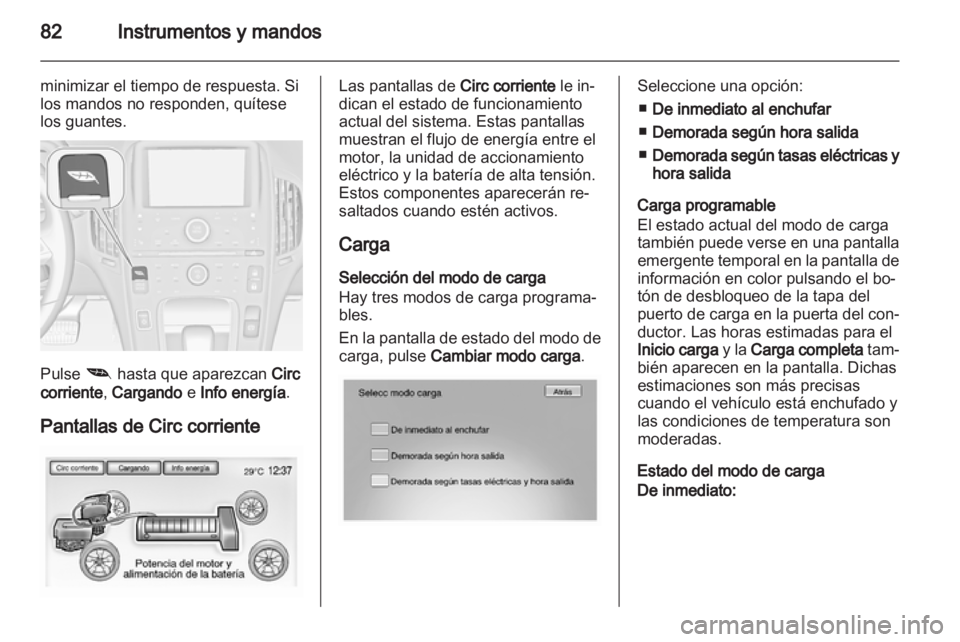 OPEL AMPERA 2013  Manual de Instrucciones (in Spanish) 
