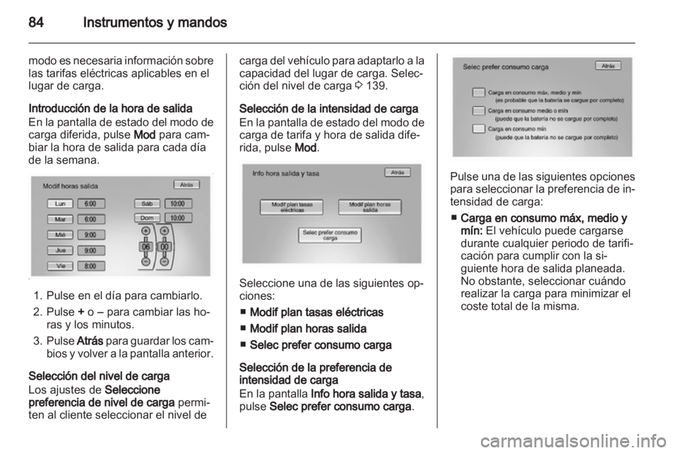 OPEL AMPERA 2013  Manual de Instrucciones (in Spanish) 