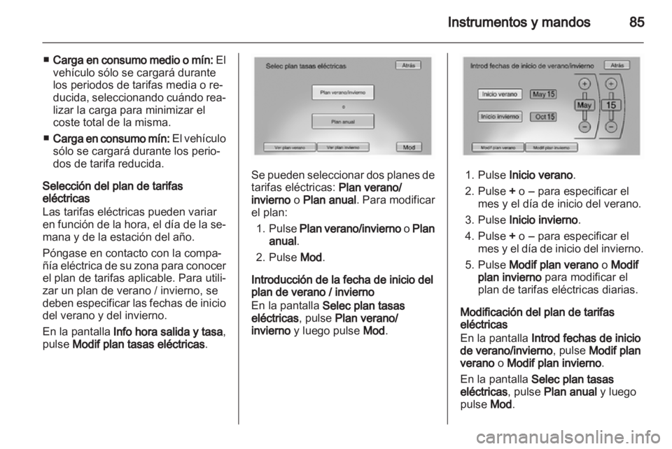 OPEL AMPERA 2013  Manual de Instrucciones (in Spanish) 