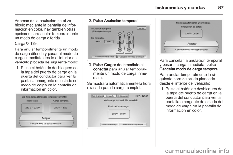 OPEL AMPERA 2013  Manual de Instrucciones (in Spanish) 