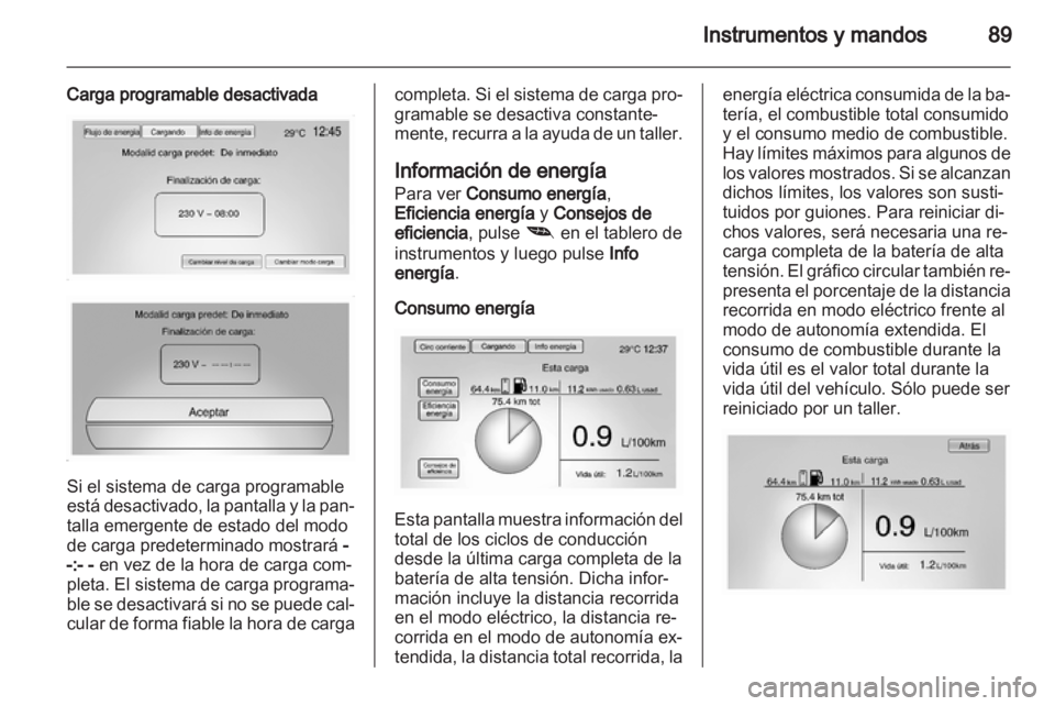 OPEL AMPERA 2013  Manual de Instrucciones (in Spanish) 